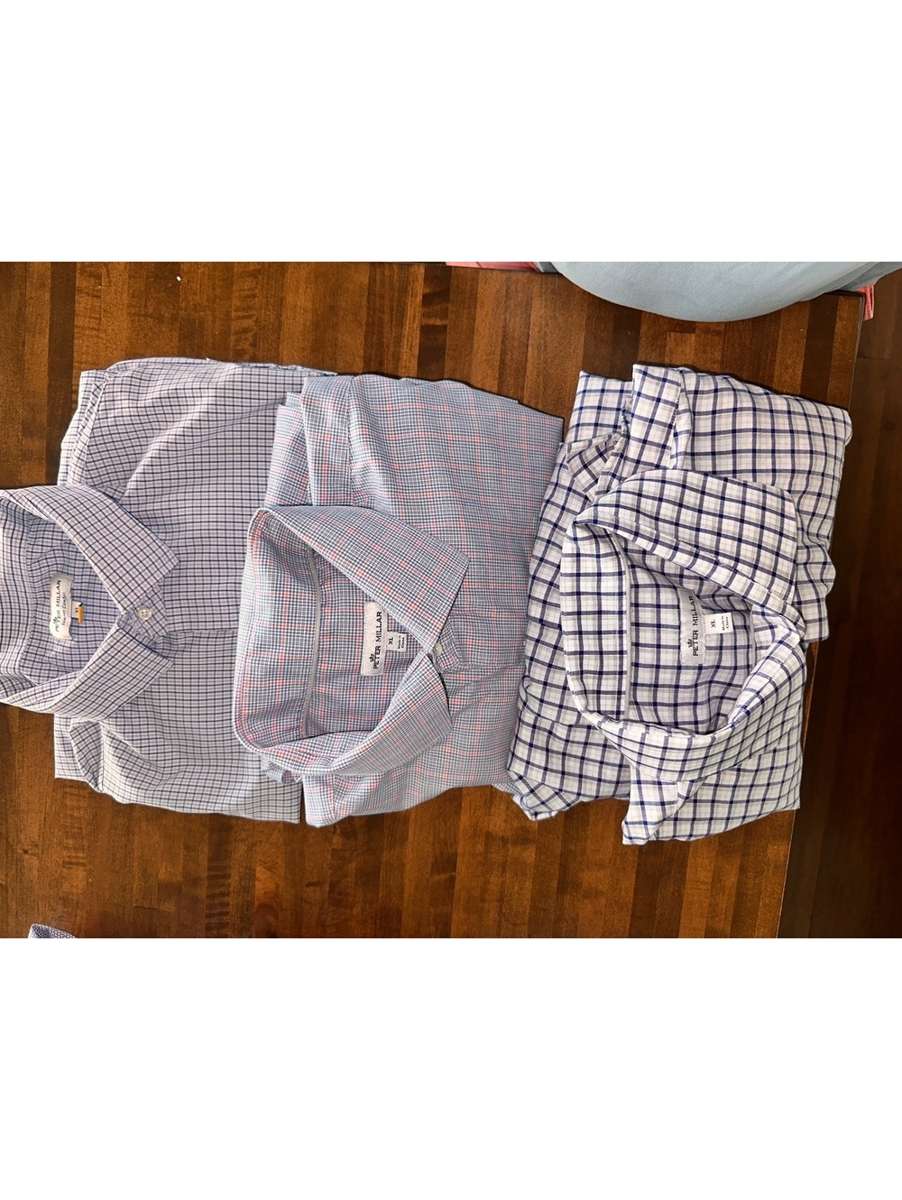 Peter Millar Men’s XL button up shirt lot of 3. Pre-owned